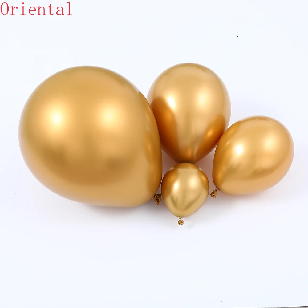 

147pcs White Gold Balloon Garland Arch Kit Gold Dot Chrome Metallic Latex Ballon Wedding Birthday Party Decor baby Shower Globo