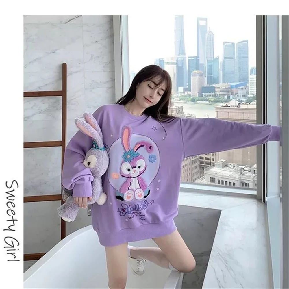 

Толстовка Женская с длинным рукавом и принтом, в Корейском стиле