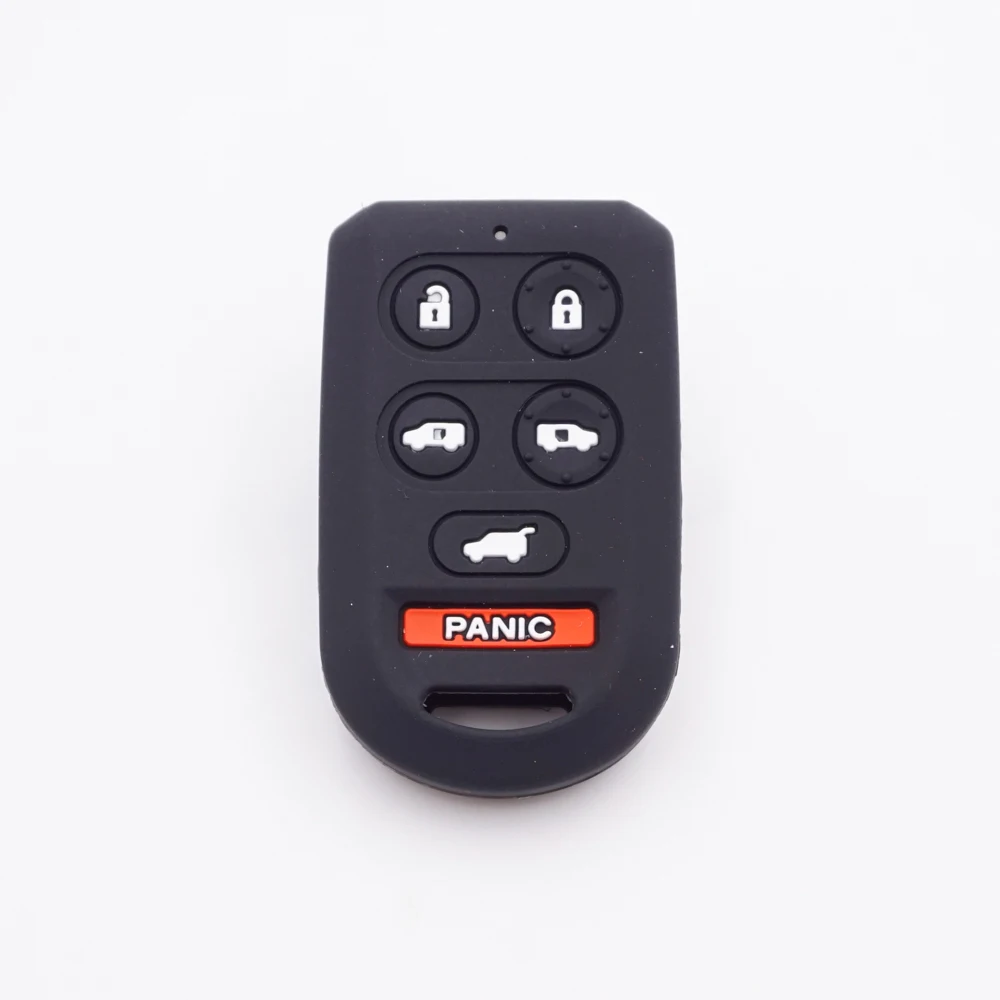 Силиконовый держатель для пульта дистанционного управления автомобилем Xinyuexin, 6 кнопок, чехол для ключа, чехол для Honda Odyssey 2010 EX-L, Pilot, аксессуары для ключа без ключа