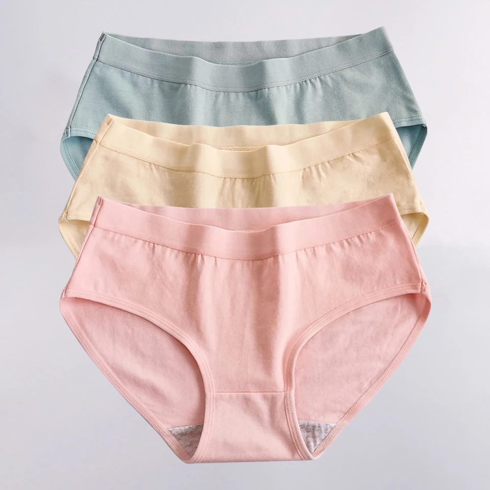 Антибактериальные Женские хлопковые трусики японское нижнее белье женские из 100%