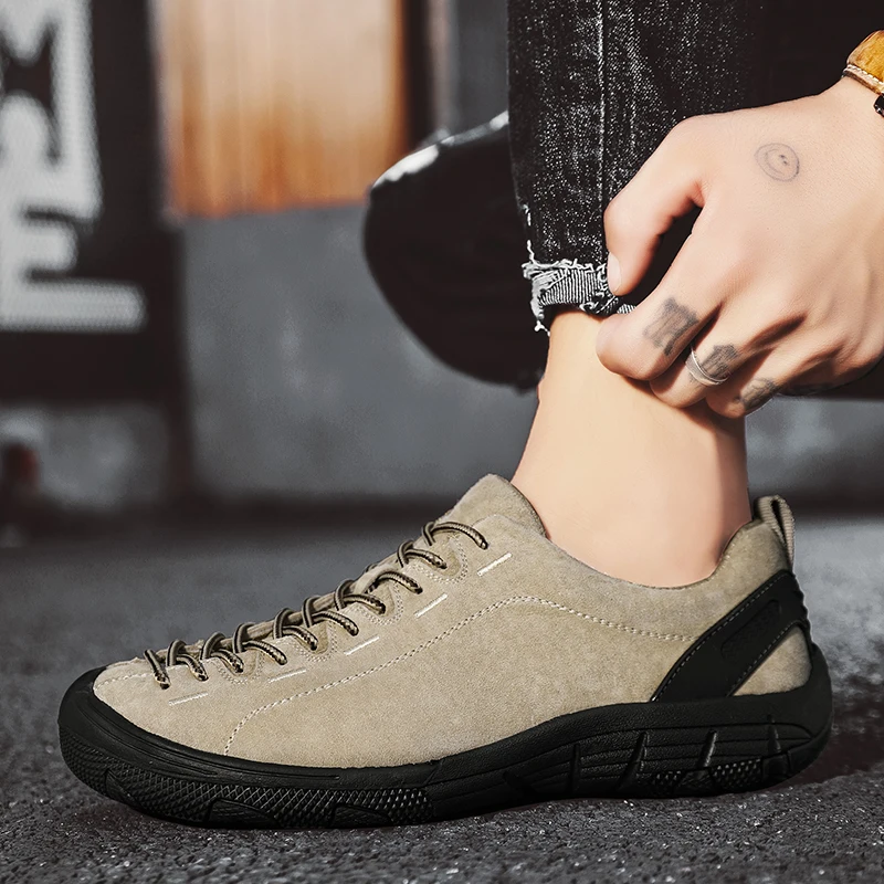 2022 Outdoor Men's Hiking Shoes Breathable Mountaineering Waterproof Women's Sneakers High Quality Hunting Travel Hiking Shoes