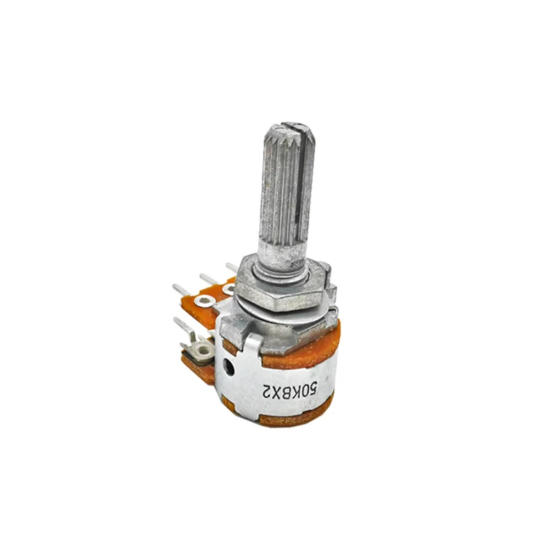 ALPS RK163 10KBx2 50KBx2 100KBx2 аудио потенциометр громкости усилителя Hifi двойной вращающийся