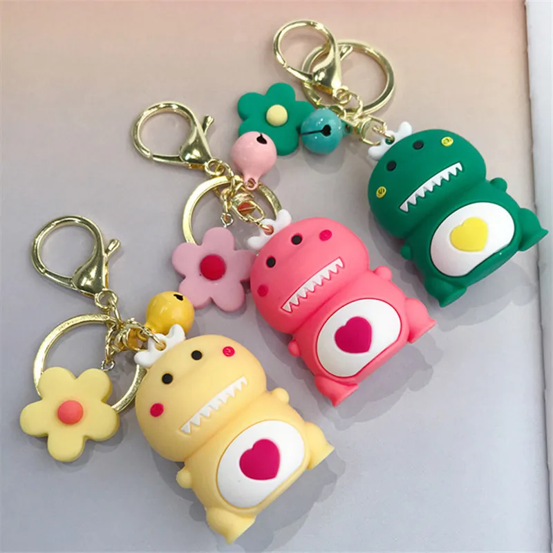 Милый динозавр искусственное пространство женская сумка подвеска колокольчик