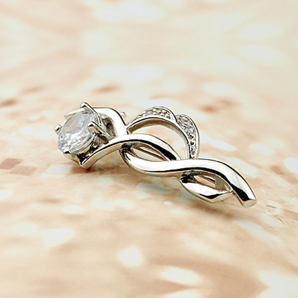 Женская Брошь на воротник рубашки с цирконом | Украшения и аксессуары