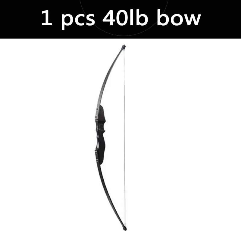 40lbs bow Лук и стрела Рекурсивный лук охотничий снятый лук 30lbs/40lbs со стрелами из стекловолокна, стрела трубка для стрельбы из лука охота стрельба - Цвет: 40lbs bow