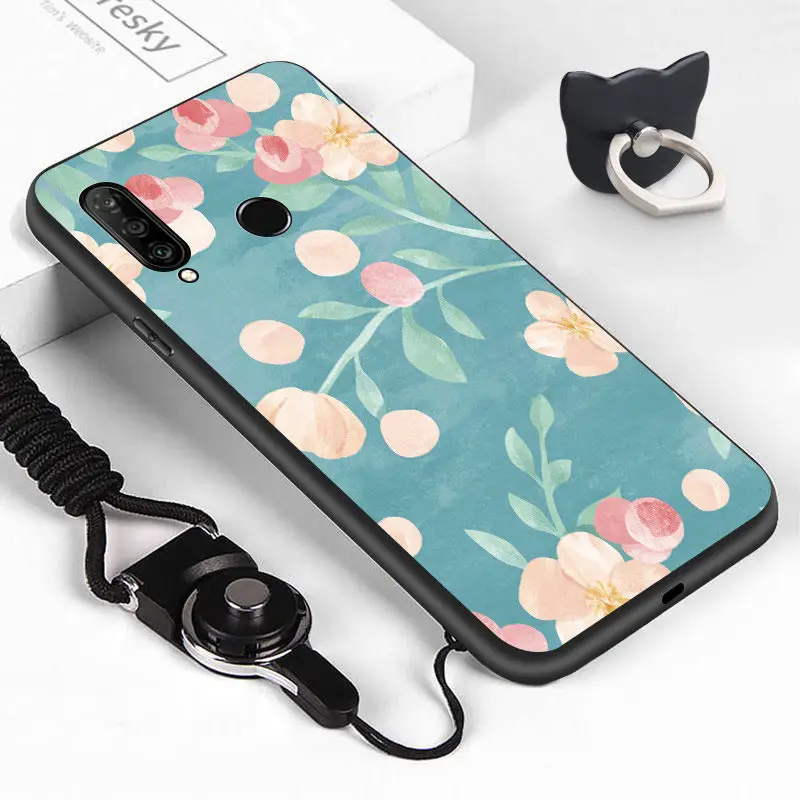 Модный Элегантный чехол с цветочным рисунком лепестков для Vivo Y17 Y15 Y12 Y3 Y11 2019 Y19