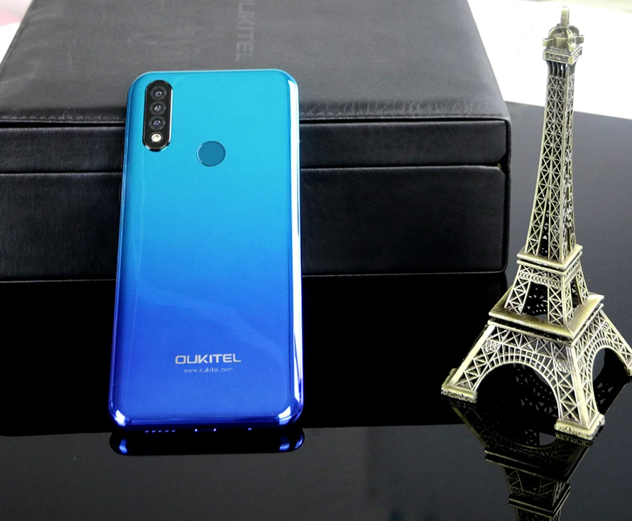 Смартфон OUKITEL C17 6,35 ''с тройной камерой MT6763, четыре ядра, Android 9,0, 3 ГБ, 16 ГБ, распознавание лица, отпечаток пальца, 4G, мобильный телефон, 3900 мА/ч