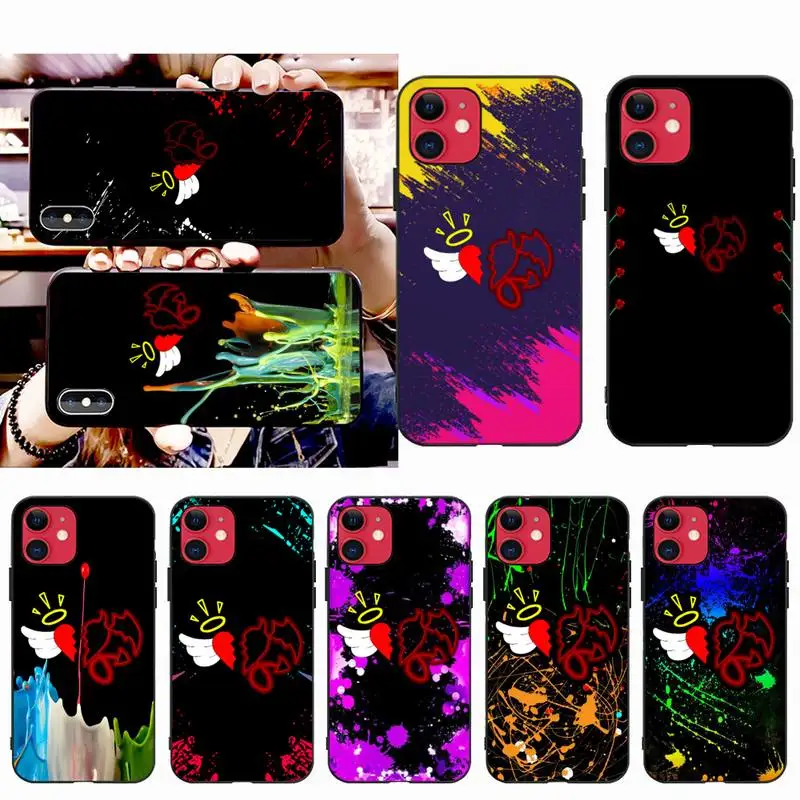 

YJZFDYRM Payton Moormeier Good and Evil Soft black Phone Case for iPhone 11 pro XS MAX 8 7 6 6S Plus X 5S SE 2020 XR case