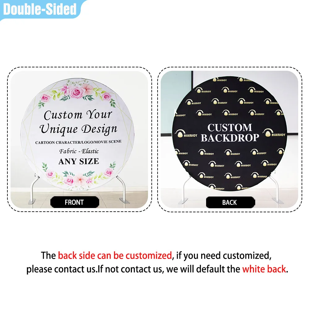 Allenjoy Эйфелева башня свадьба круглый фон Роза винтажная живопись День Святого