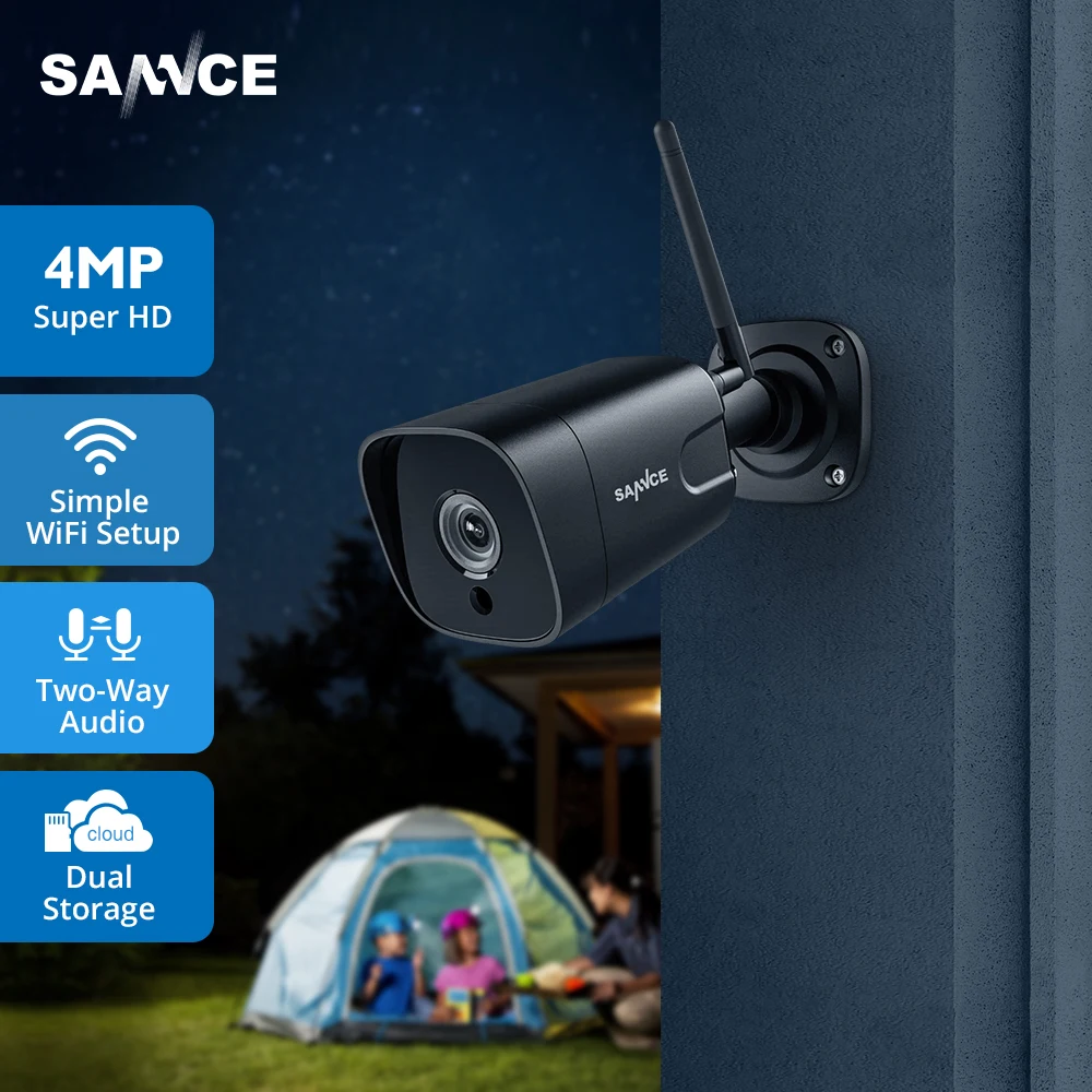 Камера видеонаблюдения SANNCE H.264 + FHD 4 МП металлическая водонепроницаемая ONVIF 2