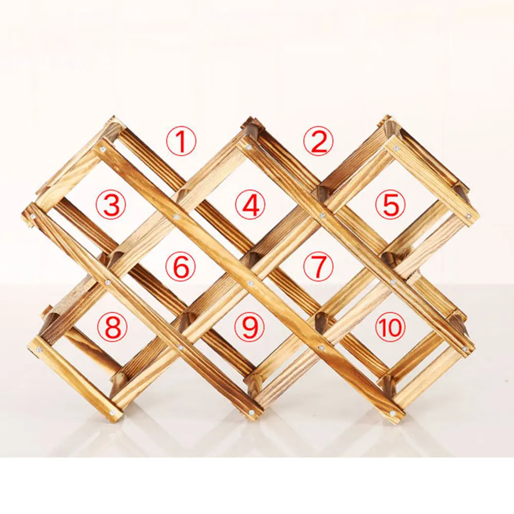 Качественные деревянные держатели для винных бутылок креативный практичный