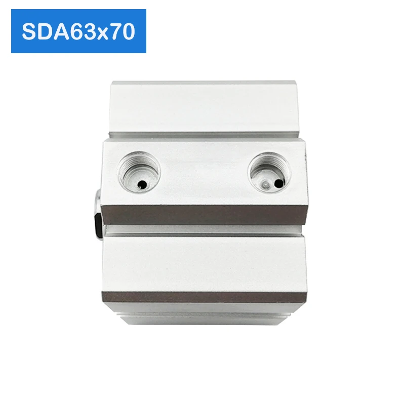 SDA63 * 70 63 мм диаметр Ход Компактный воздушный цилиндр SDA63X70 двойного действия