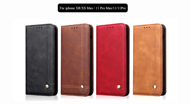 Чехол для iphone 5/5 с/se/6/6s/7/8/plus Тонкий Магнит флип-чехол для iphone 11 Pro Max X XS XR противоударный чехол с держателем карты