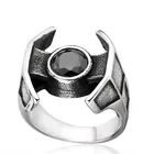 Модные аксессуары Креативный дизайн в форме космического корабля циркониевое мужское кольцо обручальное кольцо Рождественский подарок