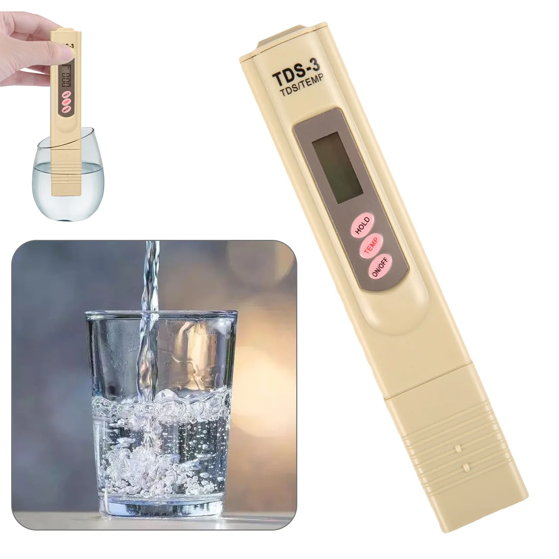 

Flash Deal 1pcs High Quality Portable Pen Digital TDS Meter Filter Measuring Water High Quality Purity Tester Color Random