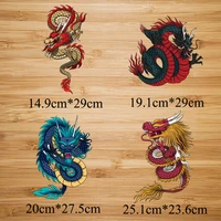 art dragon patches thermal stickers on clothes iron on transfers for clothing thermoadhesive patch diy heat applique for t shirt