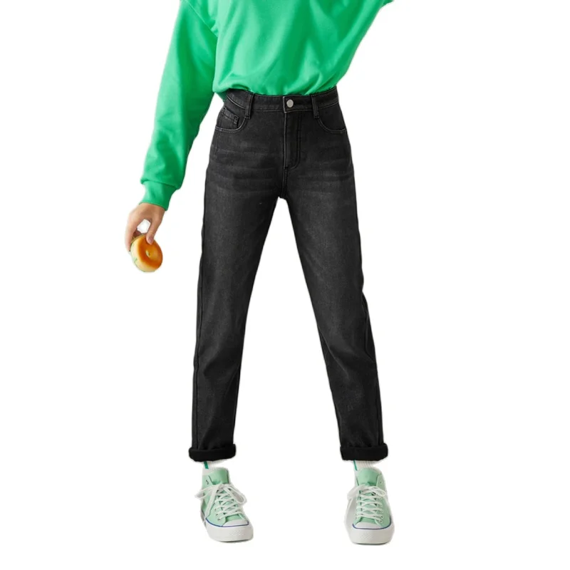 Брюки SEMIR женские узкие в Корейском стиле плотные вельветовые штаны с конусом