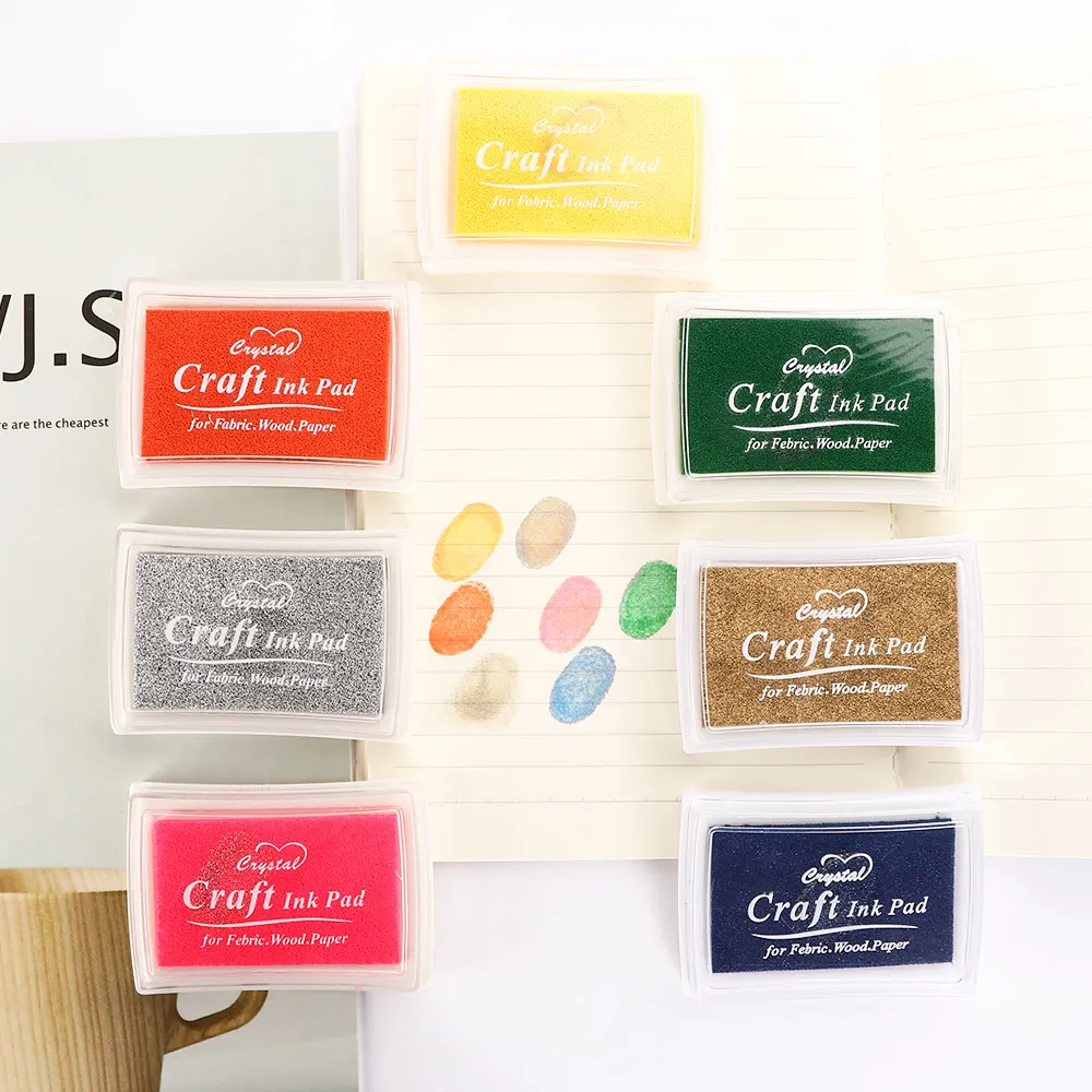 7 цветов чернильный коврик ручная работа сделай сам ремесло на масляной основе