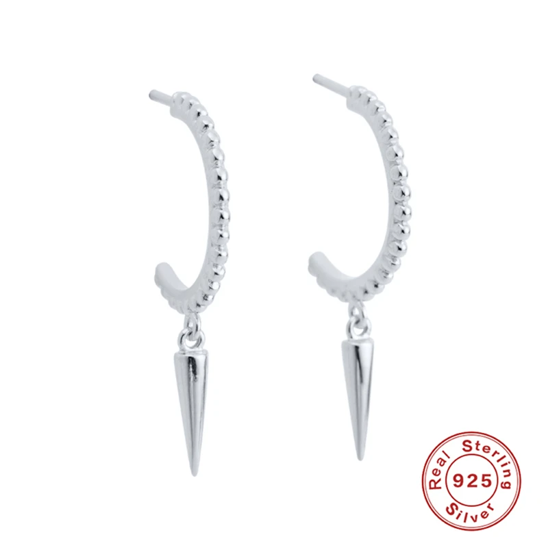 ROMAD 100% Стерлинговое Серебро 925 пробы серьги-заклепки для женщин вечерние модные