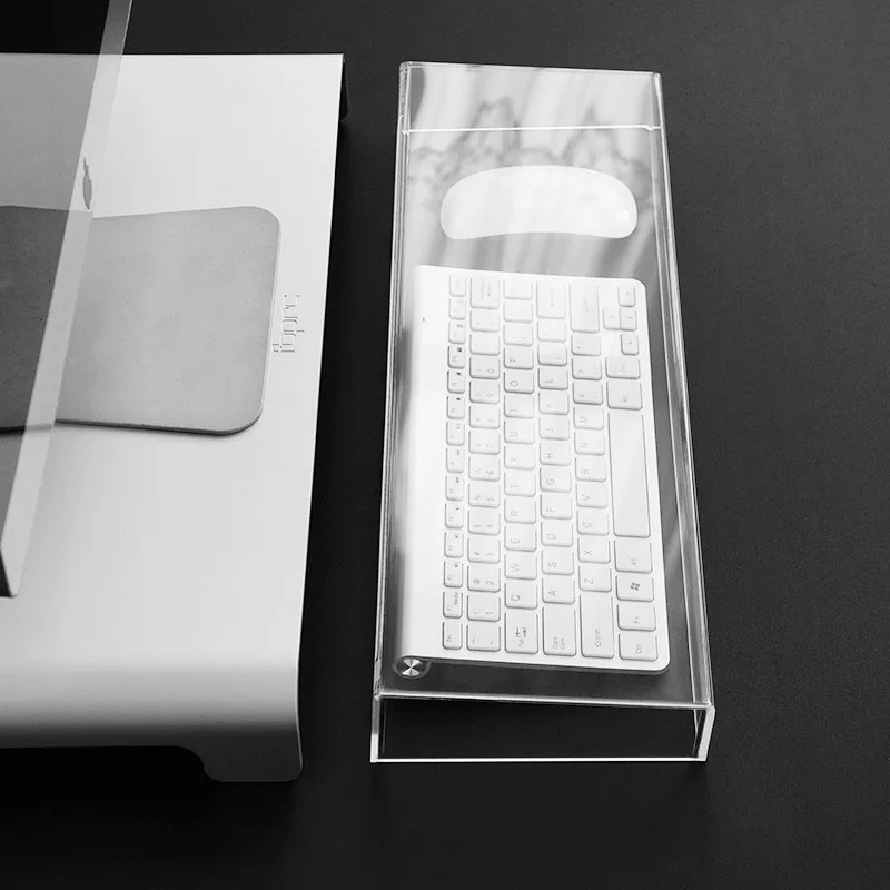 Прозрачный Акриловый чехол для емкостной клавиатуры пылезащитный механической