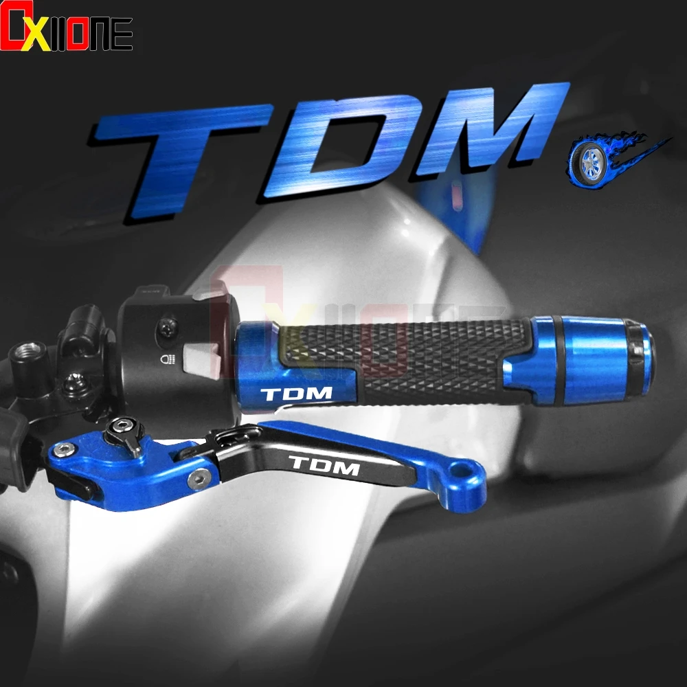 

For Yamaha TDM 900 850 Motorcycle Accessories Brake Clutch Levers Handlebar Hand Grips Ends TDM900 2004-2014 TDM850 1991-2002