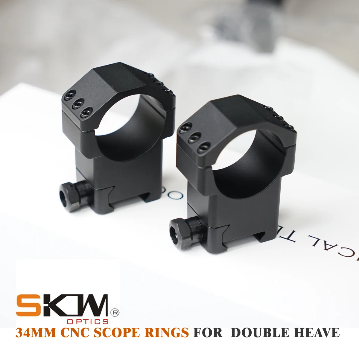 

SKWGEAR-Tactical Heavy Duty Riflescope Ring, крепление RifleScope Fit, Пикатинни с ЧПУ, бесплатная доставка, 34 мм