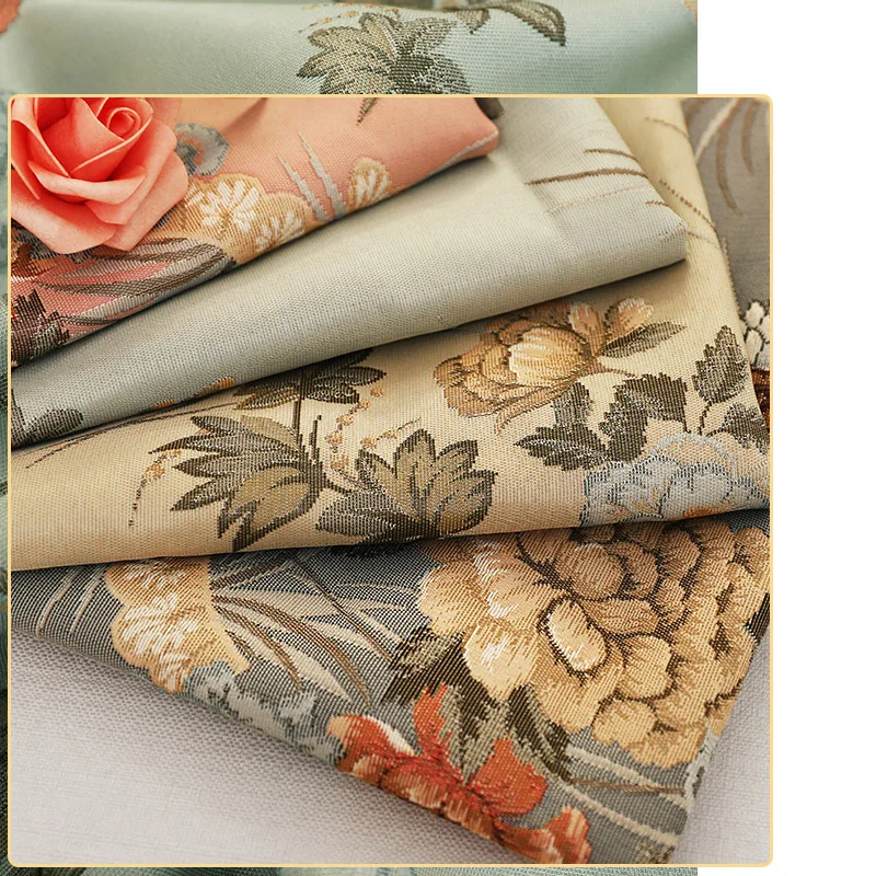 100% Материал полиэстер жаккард хлопковая ткань для платья швейный материал