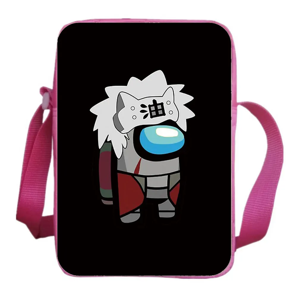 Japan Anime Shoulder Bags Kakashi Canvas Messenger Bag Children Cosplay Rucksack Casual Messenger Sling Bags Kids Gift