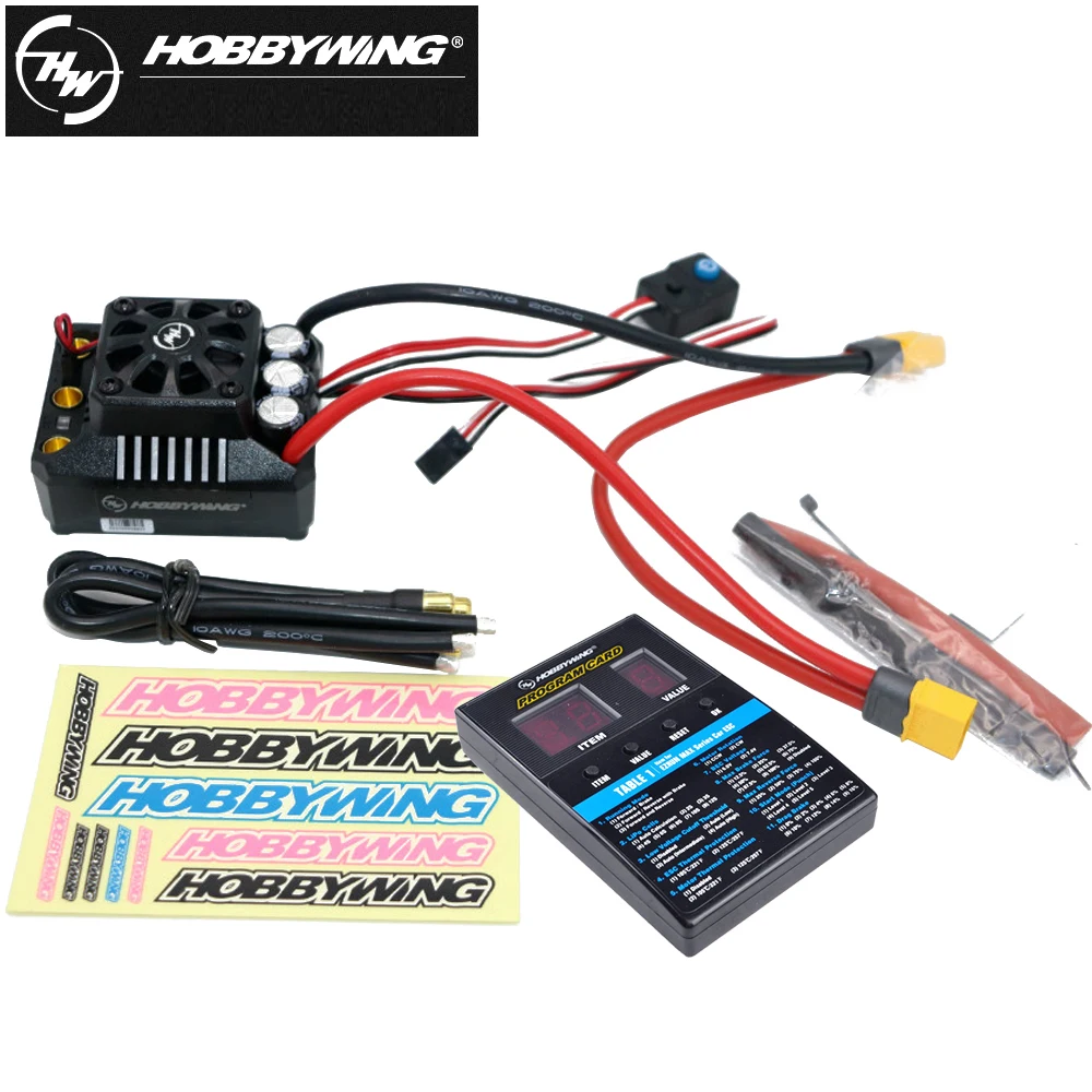 Водонепроницаемый бесщеточный контроллер скорости Hobbywing EZRUN Max6 V3 160A ESC XT60/T/TRX Plug