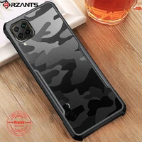 rzants for huawei nova 7i case hard camouflage beetle shockproof slim crystal clear cover funda casing