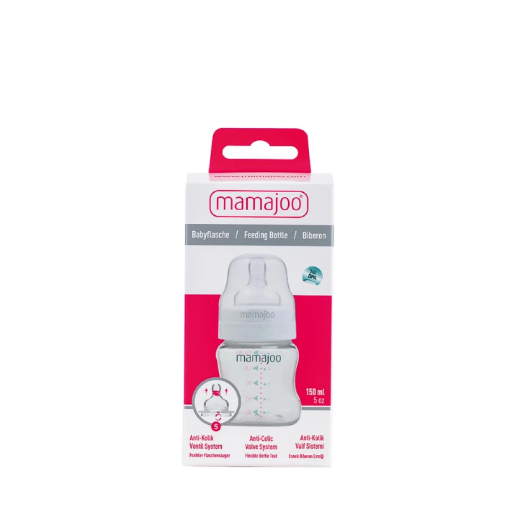 

Mamajoo Silver Baby Bottle 150 ml