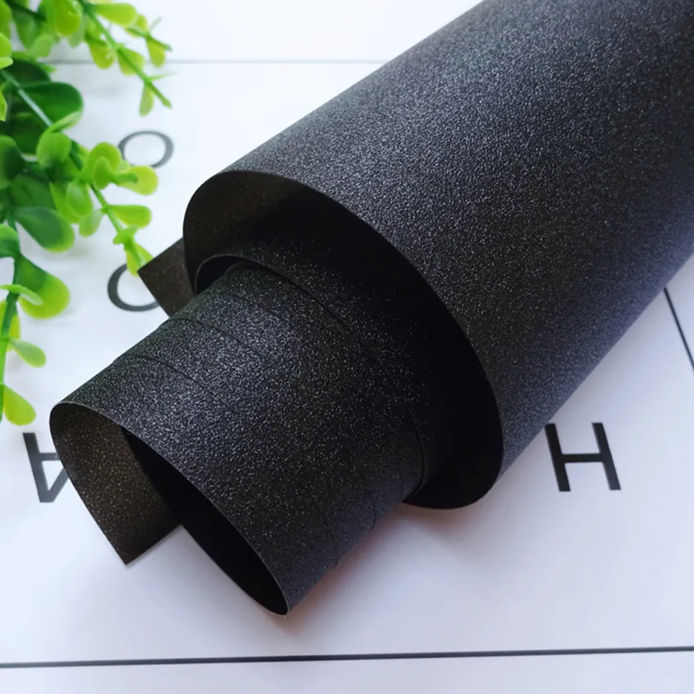 

SUNICE 0.9X5M Black Black-out Window Tint Glass Sticker Matte Frosted Effect 100% Privacy Home Office Bathroom Decor UV-Proof