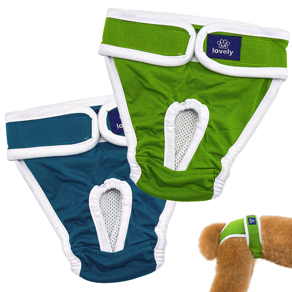 

Dog Diapers Physiological Pants Washable Female Dog Shorts Soft Girl Dogs Pants Pets Underwear Sanitary Panties S-2XL