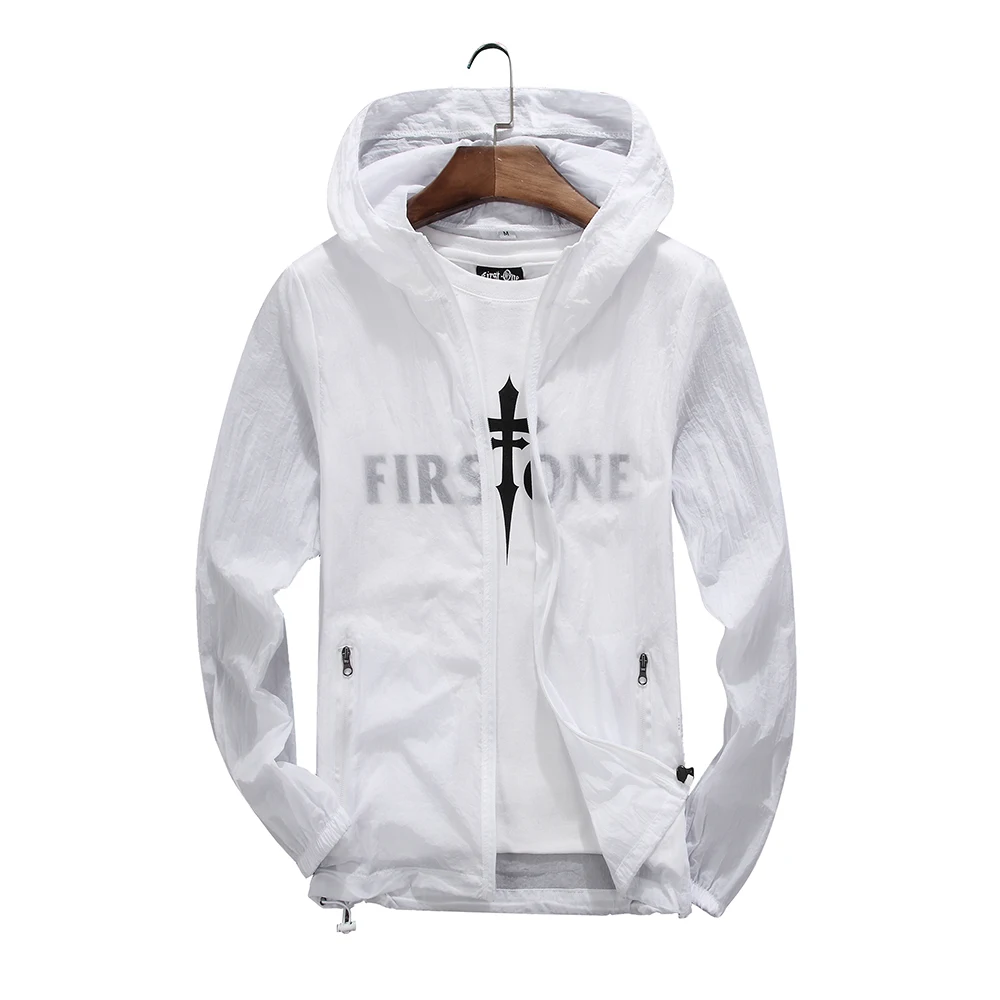 

Men Summer Anti-UV Sunscreen Thin Coat Quick Drying Skin Jackets Outdoor Lightweight Hiking Fishing Jackets Multiple Colour
