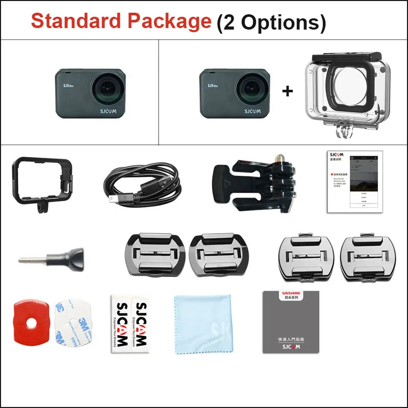 Экшн камера SJCAM SJ9 MAX 4K Wi Fi водонепроницаемый корпус 10 м DV 96683 1080P Full HD потоковое