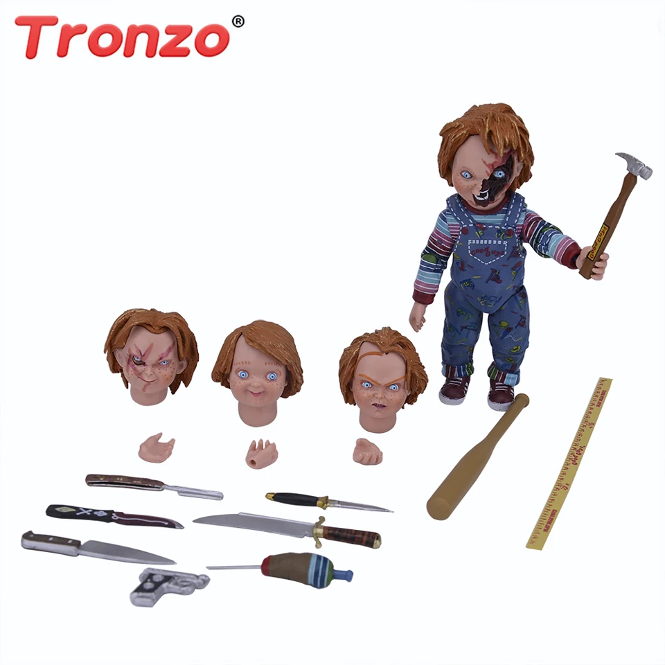 Фигурка ужаса Tronzo Neca Детская игра Чаки подвижная фигурка из ПВХ страшный фильм