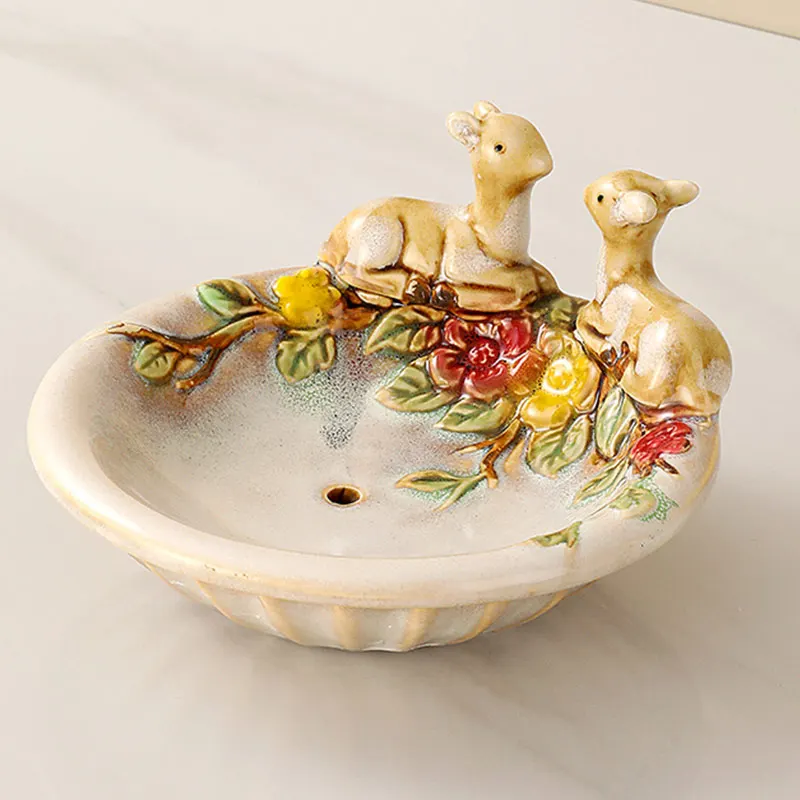 

Зеркальный керамический держатель мыла