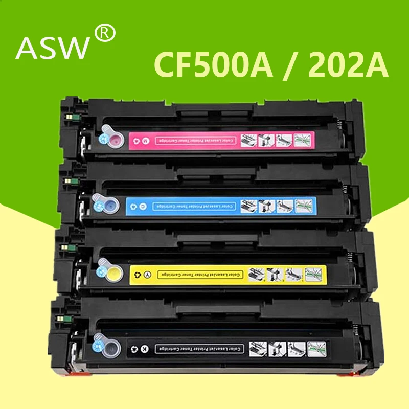 ASW совместимый с 202a CF500A цветной тонер картридж для HP Color LaserJet Pro M254 M254dw 254nw MFP M281cdw