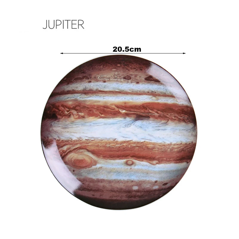 Jupiter Креативная Настенная Декорация в скандинавском стиле, космическая солнечная система, украшения на планету, астронавт, керамическая планета, украшение для дома, подарок - Цвет: Jupiter