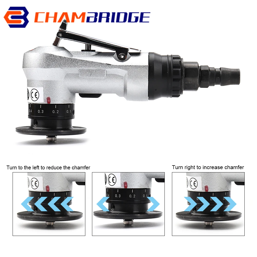 Мини-пневматический станок для снятия фаски Портативный обрезки металла 45