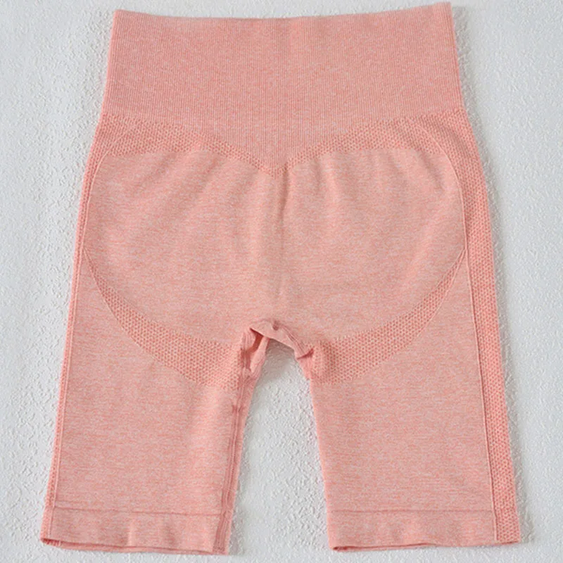 

2PCS Seamless Yoga Sets Womens Outfits Workout Clothes For Women Long Sleeve Cutout Crop Top High Waist Short Leggings Gym Set