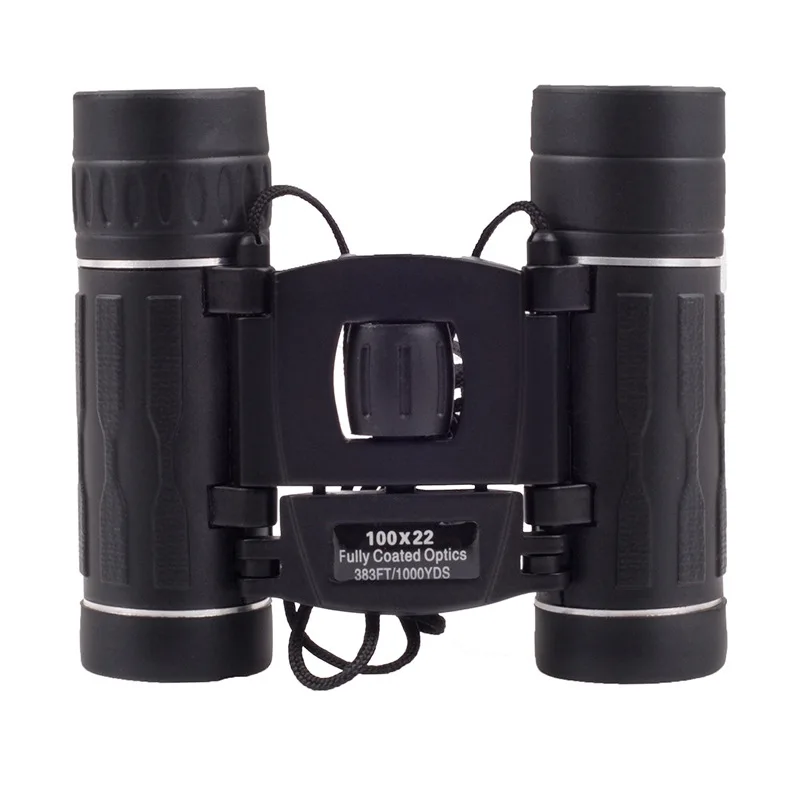 

100x22 HD Powerful Binoculars 2000M Long Range Folding Mini Telescope BAK4 FMC Optics for Hunting Sports Outdoor Camping Travel