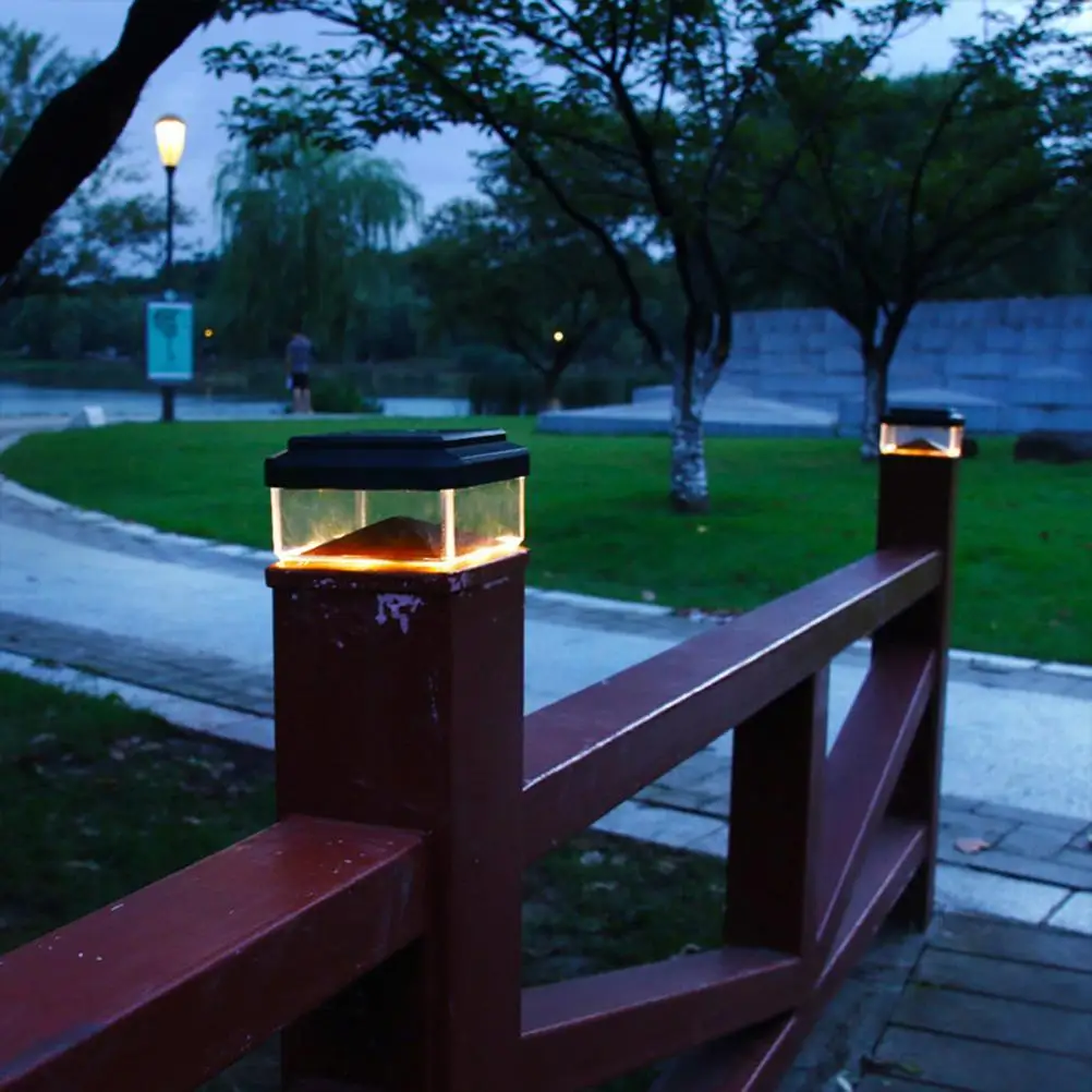 

Solar Power LED Pillar Lamp Outdoor Garden Fence Lamp Yard Post Cap Lights Waterproof LED Solar Lamps Path Lights