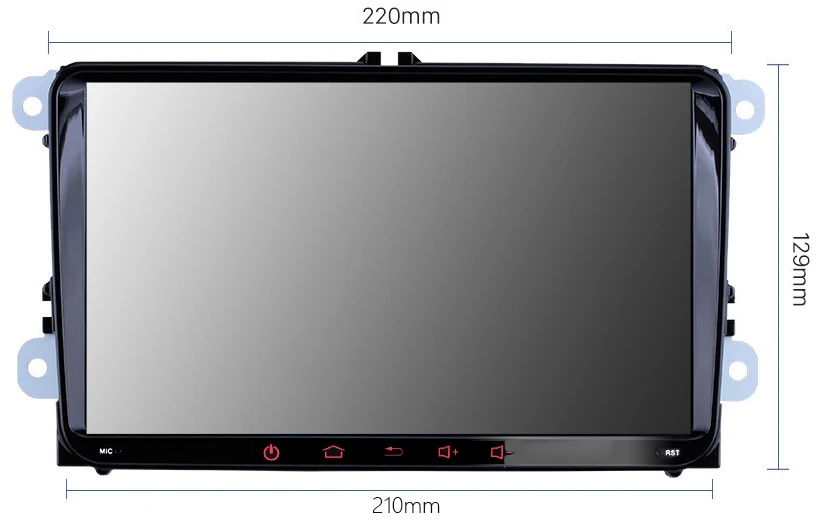 9 дюймов Android 9,1 автомобильный Радио Gps Мультимедиа для VW/Volkswagen/Golf/Polo/Passat/b7/b6/SEAT/leon/Skoda w/Canbus 45