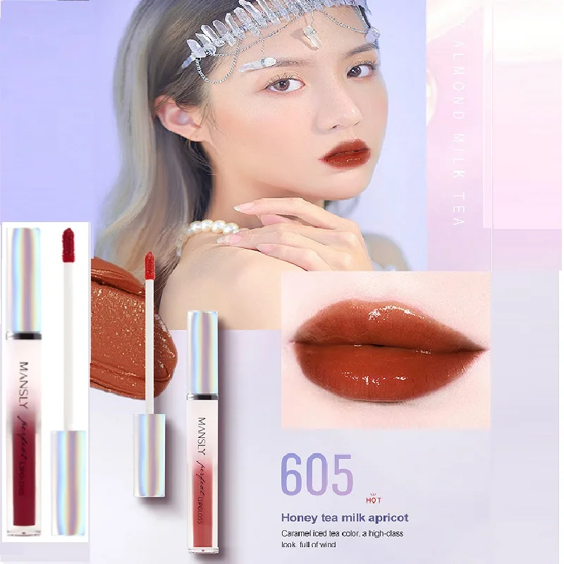 

New Sale Liquid Lipstick Lip Tint Cosmetic Smooth Lip Stick Waterproof Moisturizer Lip Glaze Set Lip Makeup Maquillage TSLM1