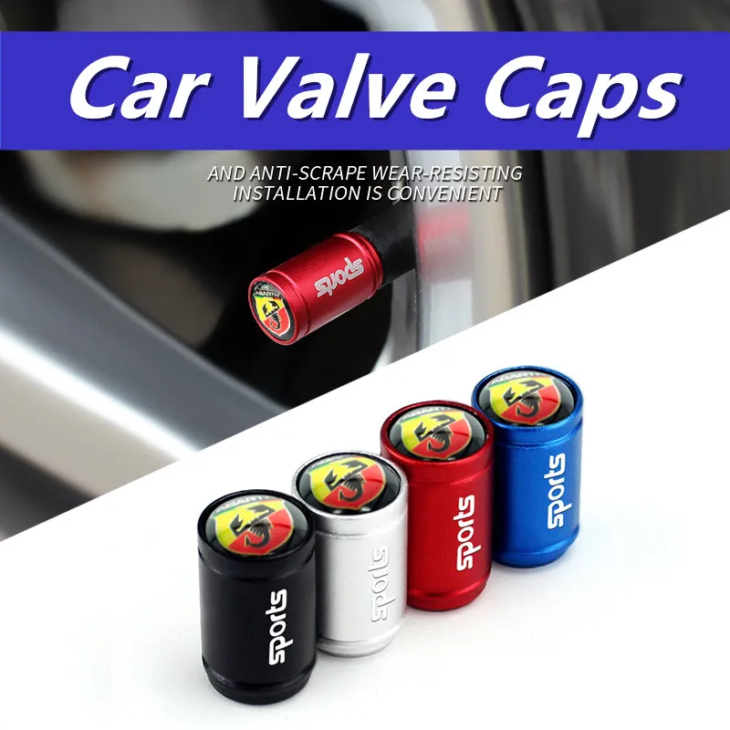 Автомобильные покрышки для колес аксессуары логотипа Abarth 595 500 695 fiat 131 124 spider Punto 1000