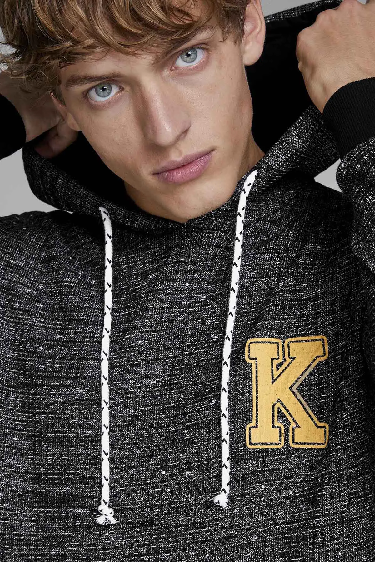 Мужские спортивные 12143337 с капюшоном JACK & JONES ORIGINALS JORTIME|Мужские толстовки и