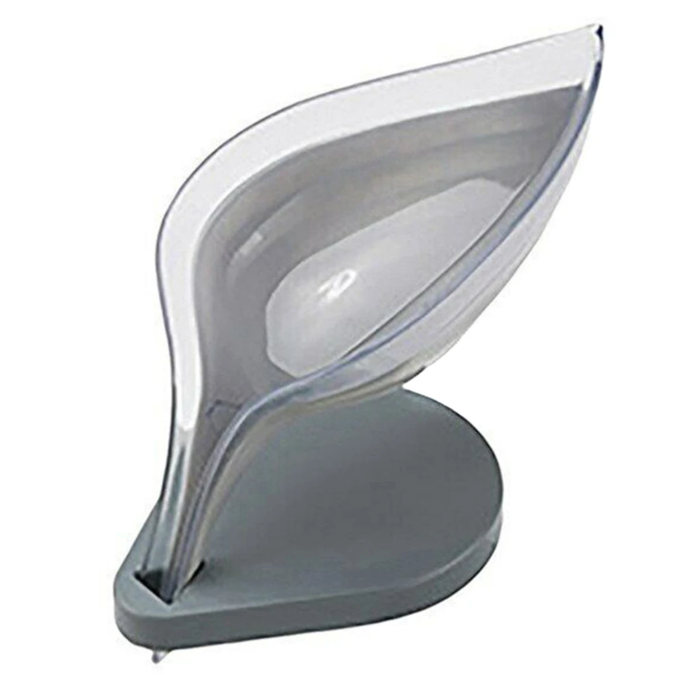 Ванная комната Декор лист Форма полые мыльница дренаж контейнер для хранения с