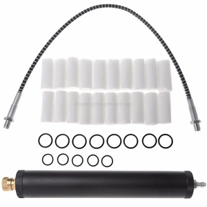 Черный воздушный фильтр из алюминиевого сплава PCP, компрессор, масловодоотделитель, высокое давление, 40 МПа, 300 бар, насос D13 19, Прямая поставка