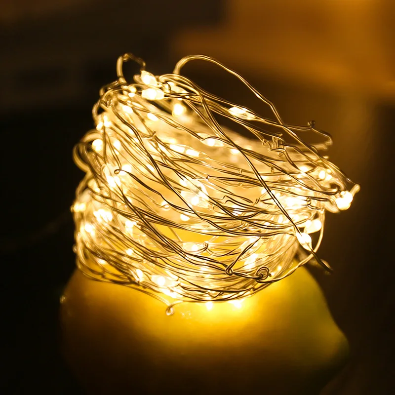 LBTFA 2M 3M 5M 10M Copper Wire LED String Lights Holiday Lighting Fairy Garland Christmas Tree Wedding Party Decoration | Лампы и